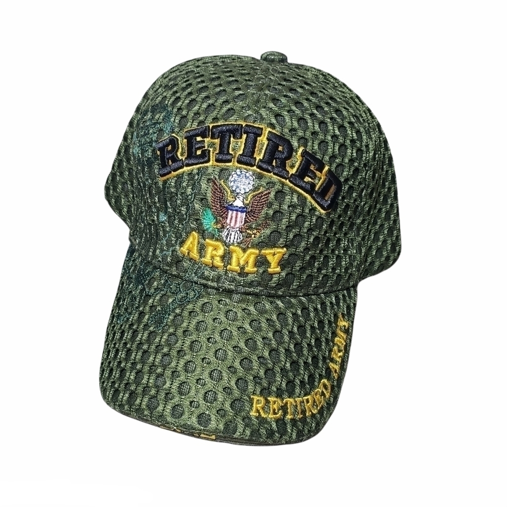 GOLDEN LION Retired Army Hat One Size